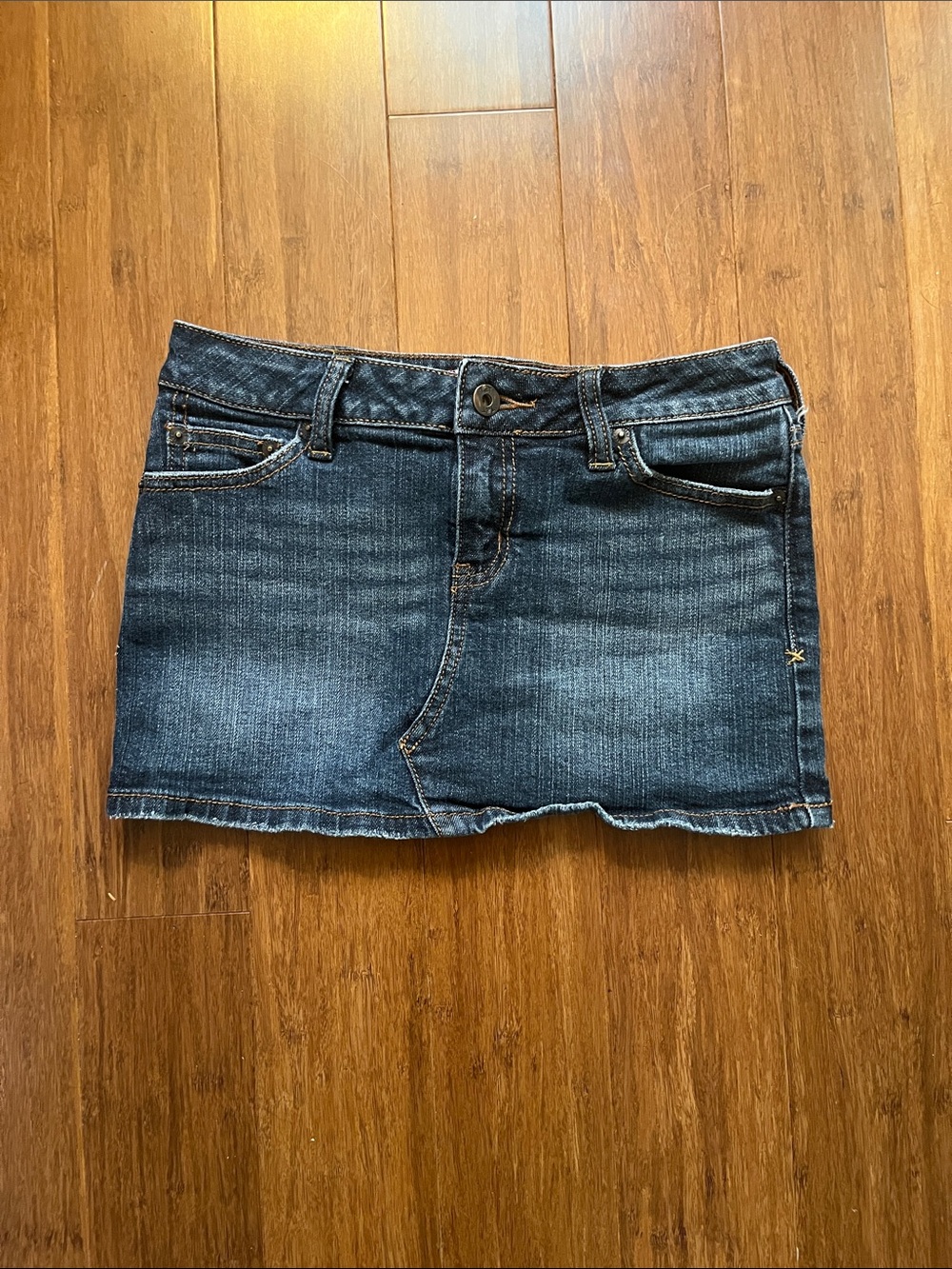 Tilt Dark Blue Denim Mini Skirt - Womens size 0